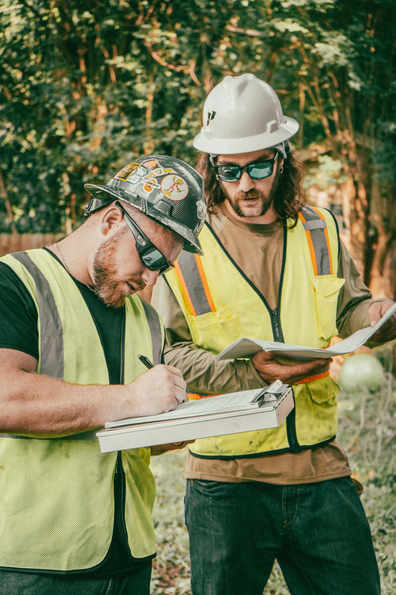 Premium Utility Contractor Crews Safety Men Field