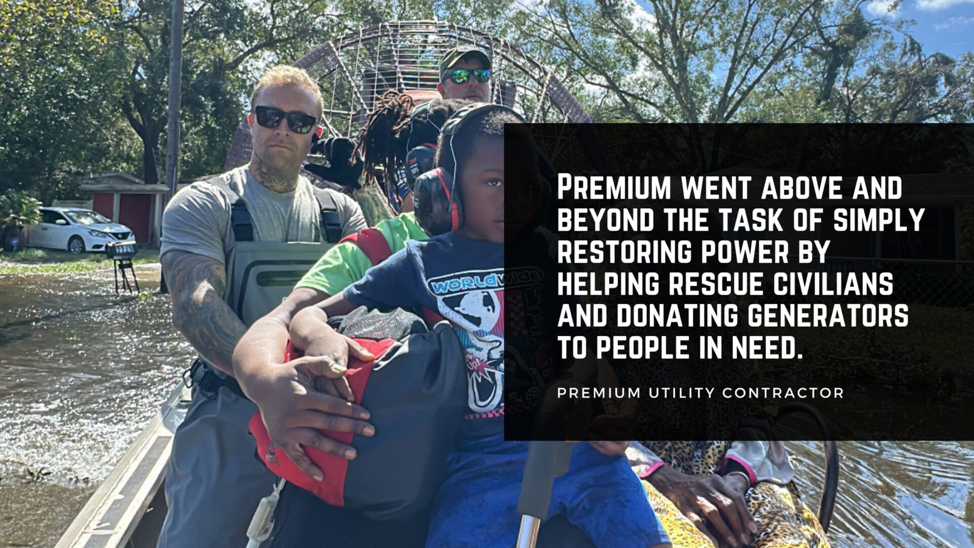 Premium Utility Contractors Helene and Milton